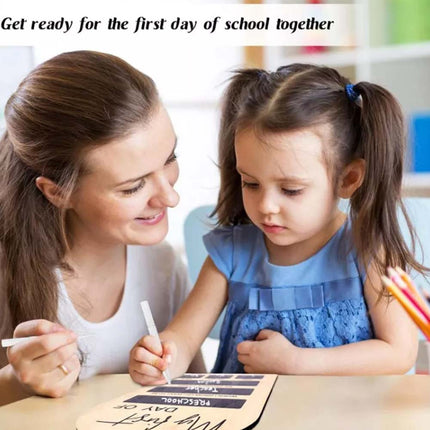 My First Day of School Photo Board Sign Chalkboard for Back to School