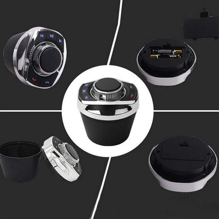 Wireless Smart Button Remote for Car Steering Wheel GPS Volume Control