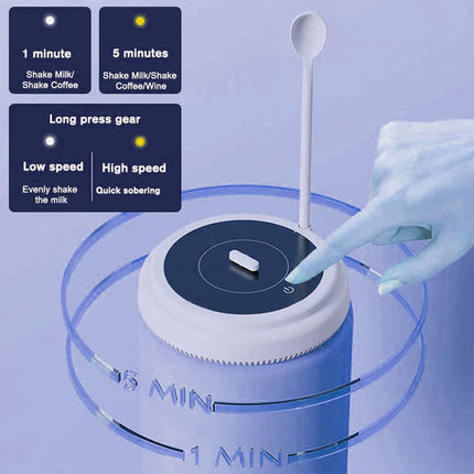 Upgraded Magnetic Stirrer Plate with Stir Bar – Compact Lab Mixer