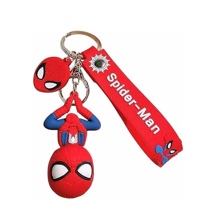 Spiderman Cartoon Keychain Keyring Gift Set Bag Clip Stocking Filler