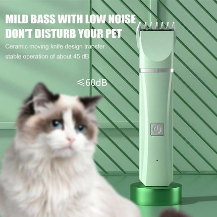 Cordless Professional Pet Hair Trimmer Clipper for Dogs Cats Grooming