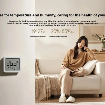 Smart Temperature Humidity Monitor 3 Bluetooth Sensor with Clock Display