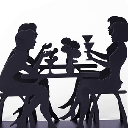 Metal Iron Human Figure Napkin Holder for Kitchen Table Decor