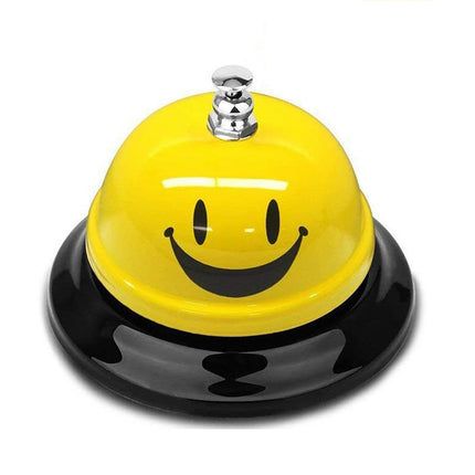 Steel Smiley Face Call Bell for Reception Desk, Restaurant & Hotel Service