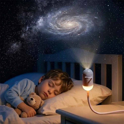 Galaxy Projector Night Light 3 Films 15 Pictures USB 360° Projection Lamp