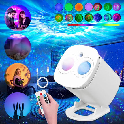 Smart Nebula Galaxy Projector Starry LED Night Light for Ceiling & Wall