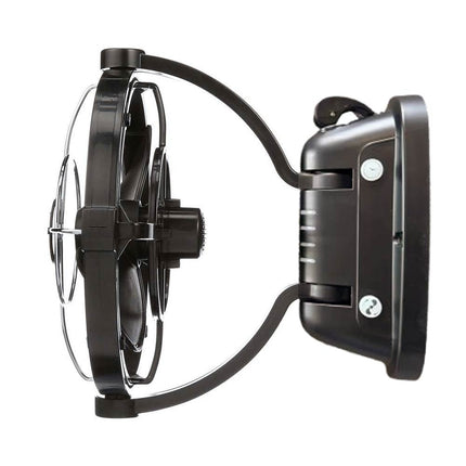 12V/24V DC Ceiling Fan with Remote - Ultra-Quiet 360° Airflow, Bladeless Safe Design for RV, Caravan, Boat, Camper