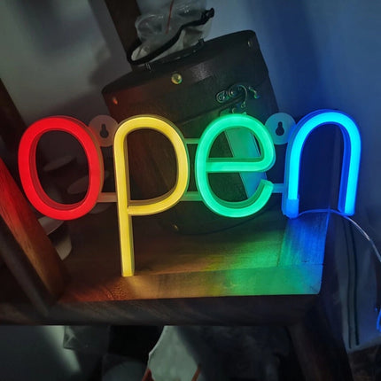 LED Open Sign Light Bar for Shop Window, Hotel, Restaurant Hanging Display