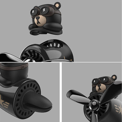 Bear Car Air Freshener Vent Clip - Cute Car Accessories Aroma Diffuser for Air Vent