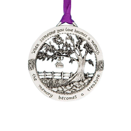 Metal Memory Wall Tree Keepsake Hanging Sign Plaque Ornament