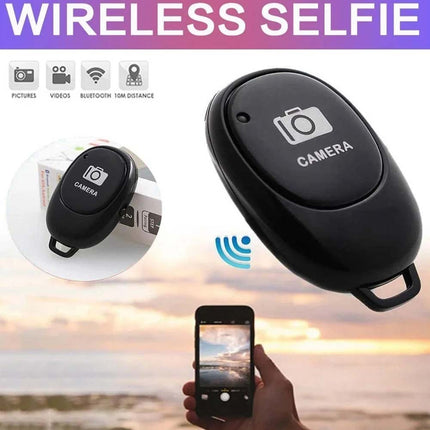 2Pcs Wireless Bluetooth Camera Shutter Remote Control for iOS & Android