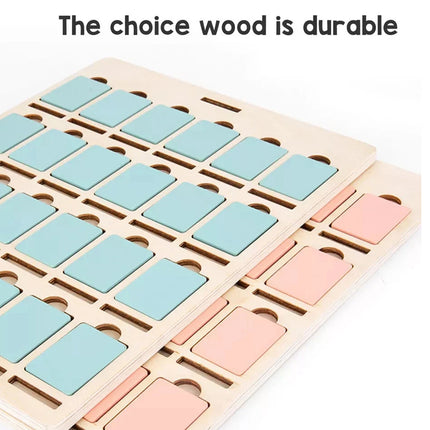 Wooden Guessing Game Board – Logical Thinking Training Toy for Kids