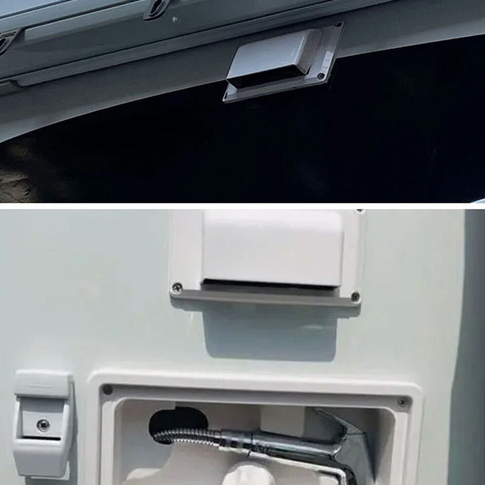 12V 15W RV Side Vent Fan | Powered Roof Ventilation Exhaust Fan for Motorhome, Caravan, Camper Trailer