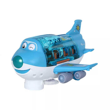 360° Rotating Electric Toy Plane with Sound & Light, Xmas Gift for Boys