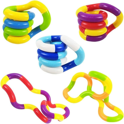 3Pcs Fidget String Tangle Toy Twist Sensory Aid for Stress & Anxiety Relief
