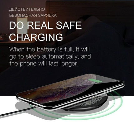 30W Fast Wireless Charging Pad for iPhone 12-14 & Samsung S23+ / S24+