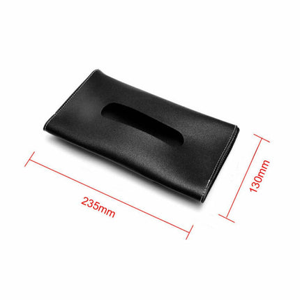Universal Sun Visor Tissue Box Holder for Car - Strapped Napkin Dispenser Accessory
