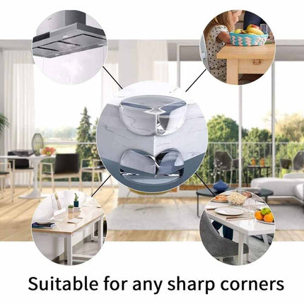 8Pcs Baby Safety Corner Cushion Table Edge Guard Bumper Protectors for Kids