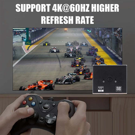 4K2K 60Hz HDMI 2.1 Switch 1x2 or 2x1 Bi-Directional Splitter