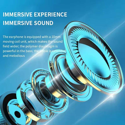 Wireless Bluetooth In-Ear Neckband Earphones Sports Headphones with Mic