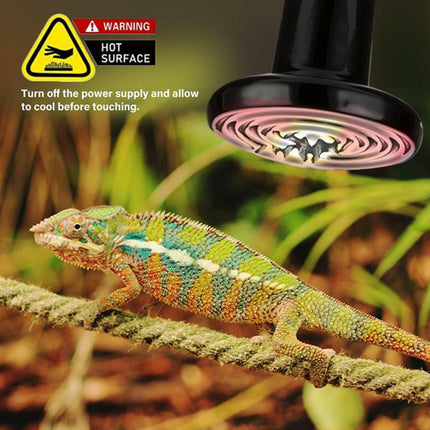 2X 150W E27 Infrared Ceramic Heat Emitter Reptile Lamp for Lizard & Snake