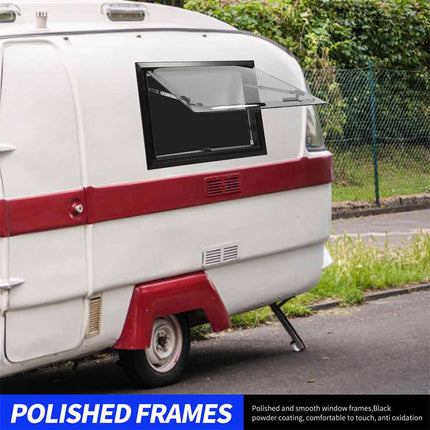 Large Window Locking Handle & Strut Kit for 450x900mm RV Caravan Windows