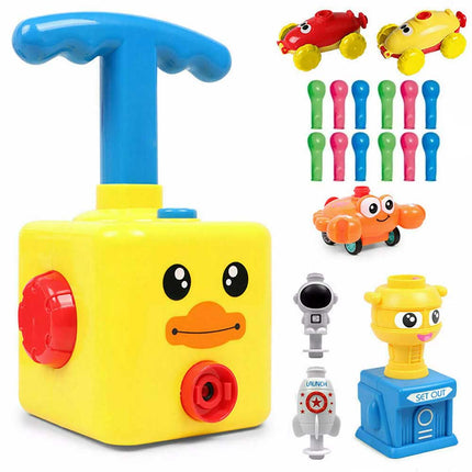 Balloon Powered Car Toy | Inertia Launch Vehicle for Kids Science Experiment
