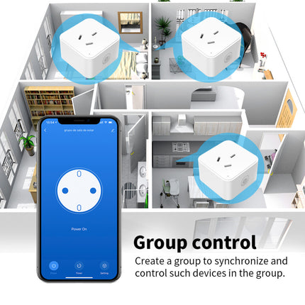 WiFi/Zigbee 16A Smart AU Socket Plug Voice Control for Alexa & Google Home