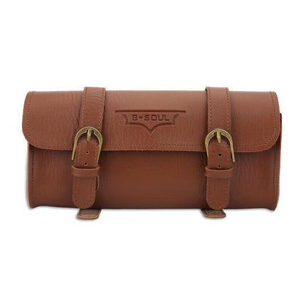 Vintage PU Leather Bike Saddle Bag Cycling Tail Pannier Pouch