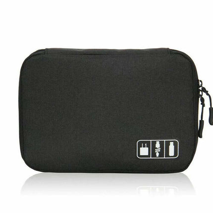 Travel Cable Organizer Bag for USB Cord & Charger, Electronic Accessories Storage Case