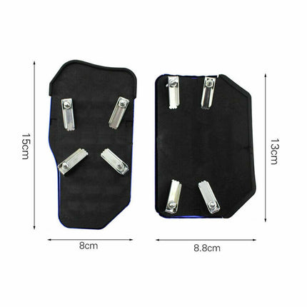 2-Pack Non-Slip Car Pedal Covers for Gas & Brake - Universal Fit, Blue