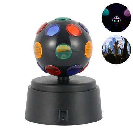 Battery Disco Ball Light Crystal DJ Party Club Lamp White LED Stage Light