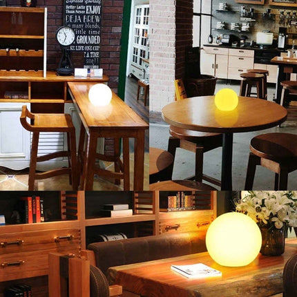 RGB 16 Colors LED Globe Orb Light with Remote - 15CM Kids Mood Night Lamp