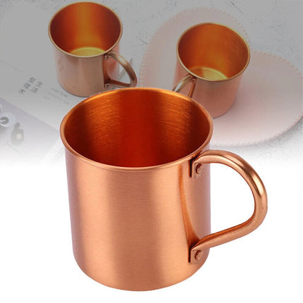 450ML Pure Copper Mug for Mule, Coffee, Beer, Cocktail – Camping Gold