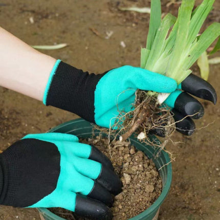 Anti-Slip Gardening Gloves with Claws Wear-Resistant Waterproof for Planting