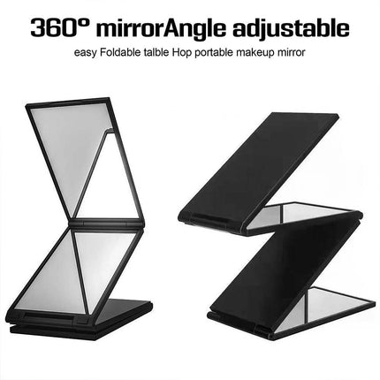 360° 4-Way Mirror DIY Haircut Kit with Telescopic Stand