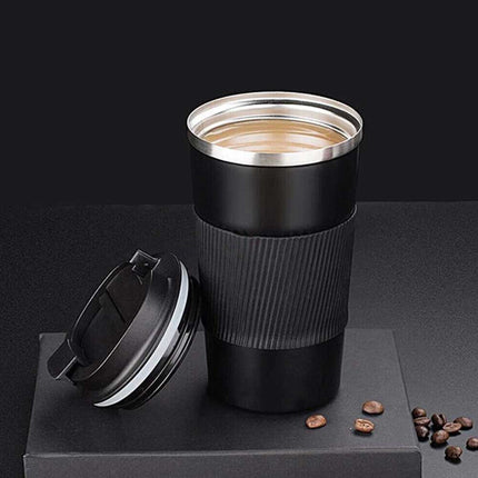 510ml Stainless Steel Vacuum Insulated Travel Mug, Thermal Coffee Tea Cup Leak-Proof