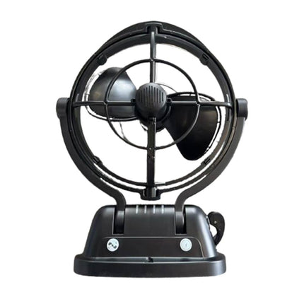 12V/24V DC Ceiling Fan with Remote - Ultra-Quiet 360° Airflow, Bladeless Safe Design for RV, Caravan, Boat, Camper