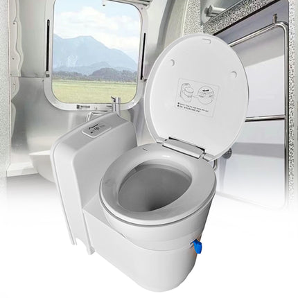 3J-W5000 RV Toilet: Compact 17.2L Tank with Rotating Bowl for Space Saving & Easy Cleaning