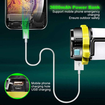Rechargeable LED Camping Lantern Tent Light with Phone Power Bank