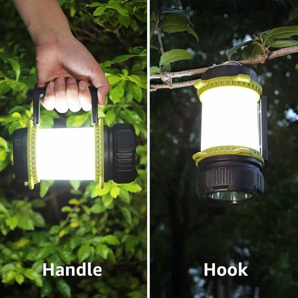 Rechargeable LED Camping Lantern Tent Light with Phone Power Bank