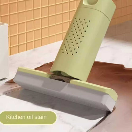 Foldable Hand-Wash Mini Mop, Portable Self-Wringing Small Mop for Kitchen