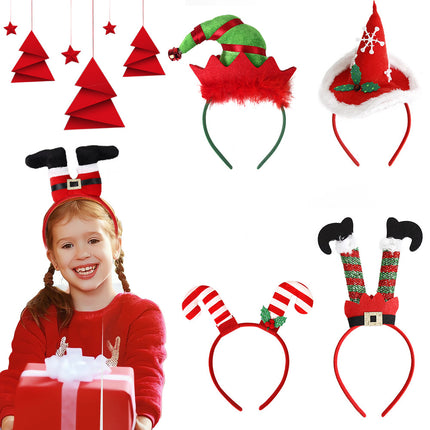 Christmas Elf Hat Headband Santa Legs Party Decoration Headwear