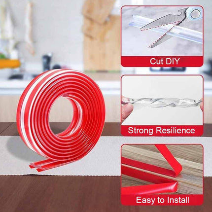5M Baby Safety Foam Table Edge Corner Protector Guard Strip 10mm Bumper