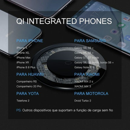30W Fast Wireless Charging Pad for iPhone 12-14 & Samsung S23+ / S24+