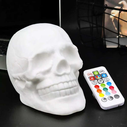 7 Colors Skull Night Light Touch/USB/Remote Bedside Lamp