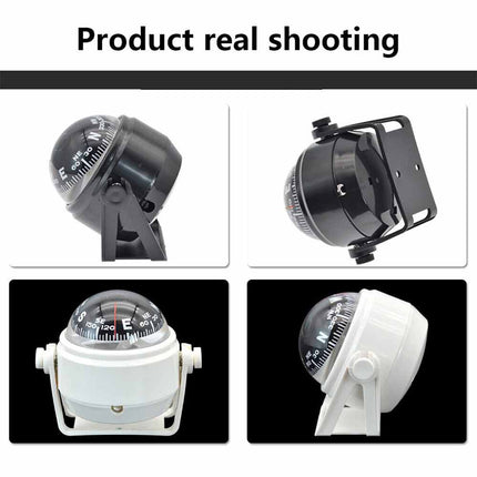 Marine Compass with Mount for Sail Ship Boat Car & Outdoor Navigation