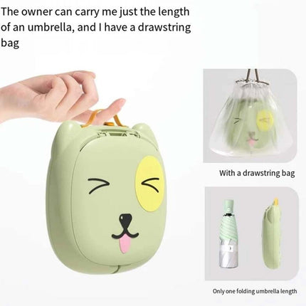 Foldable Kids Travel Potty Seat – Portable Training Toilet for Camping & Travel, Green