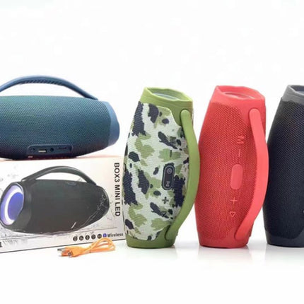 Portable Handheld Outdoor Subwoofer, Wireless Bluetooth Speaker with Deep Bass