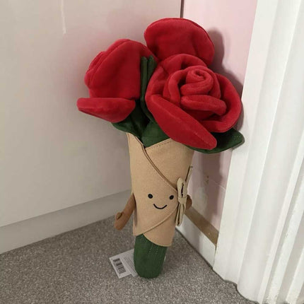 Amuseable Rose Bouquet Soft Doll, 30cm Cuddle Toy